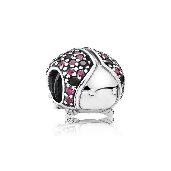 Charm PANDORA de Prata Brilhante Joaninha - 791484CFR  Clique na imagem para fechar