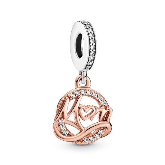 Charm Pendente Mamae Em Dois Tons Pandora - 789374C01  Clique na imagem para fechar