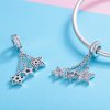 Charm Pendente Pentagramas estilo Pandora - SCC881