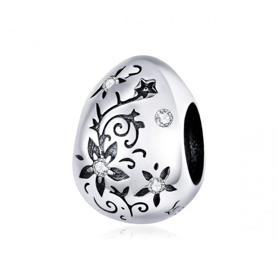 Charm Ovo de Páscoa Retrô estilo Pandora - SCC1466  Clique na imagem para fechar