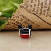 Charm Pandora de prata Ícone de silhueta de Mickey Mouse