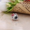 Charm PANDORA de Prata Esmaltado Coração Rosa - 790591EN28
