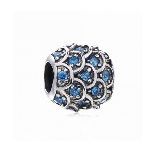 Charm berloques Pandora de prata Onda  Clique na imagem para fechar