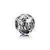 Charm Pandora de prata Sorcerer Mickey Fantasia 75º Aniversário Charm Pandora de prata Sorcerer Mickey Fantasia 75º Aniversário