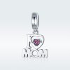 Charm Pendente Eu amo mamãe estilo Pandora - SCC420