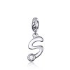 Charm Pendente Letra S estilo Pandora - SCC1183-S