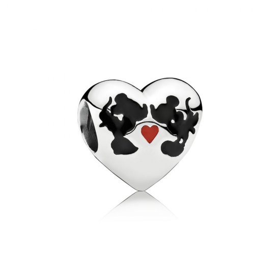 Charm PANDORA Beijo Mickey & Minnie - 791443ENMX  Clique na imagem para fechar