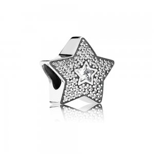 Charm PANDORA Pavê Estrala Cadente - 791384CZ
