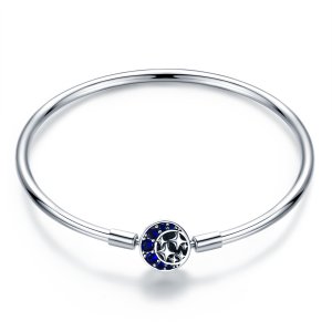 Bracelete estilo Pandora Rígido Céu estrelado - SCB080 Bracelete estilo Pandora Rígido Céu estrelado - SCB080