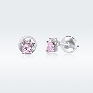 Brincos Petit Garras Brotantes estilo Pandora - SCE781 Brincos Petit Garras Brotantes estilo Pandora - SCE781