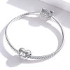 Charm Coração brilhante estilo Pandora - SCC1735