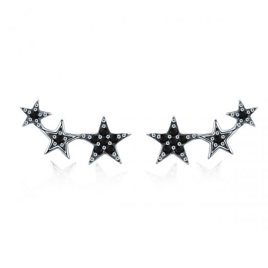 Brincos Petit Segredos das estrelas estilo Pandora - SCE292  Clique na imagem para fechar
