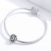 Charm Flores com orifícios, letra S estilo Pandora - SCC1444-S