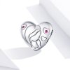Charm Estrela apaixonada estilo Pandora - BSC216