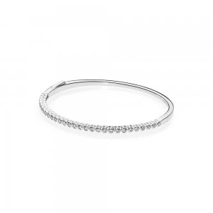 Bracelete Rígido PANDORA Alluring Brilliant - 590531CZ - Pulseiras