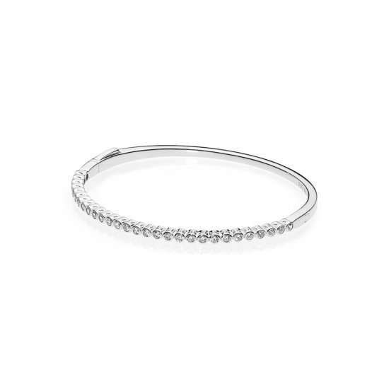 Bracelete Rígido PANDORA Alluring Brilliant - 590531CZ - Pulseiras  Clique na imagem para fechar