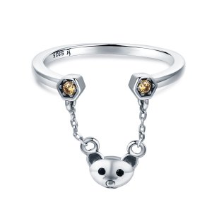 Anel Bear Story life Pandora - SCR307 Anel Bear Story life Pandora - SCR307