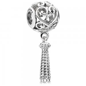Charm PANDORA Tassel Coração Exuberante - 797037