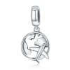 Charm Pendente Um sonho de viajar estilo Pandora - SCC242