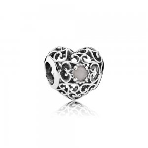 Charm berloques PANDORA Coração de Junho - 791784MSG Charm berloques PANDORA Coração de Junho - 791784MSG