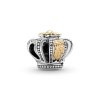 Conta Coroa Real, Prata e Ouro 14k Pandora - 799340C00