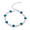 Pulseira Coração do Oceano estilo Pandora - SCB163 Pulseira Coração do Oceano estilo Pandora - SCB163