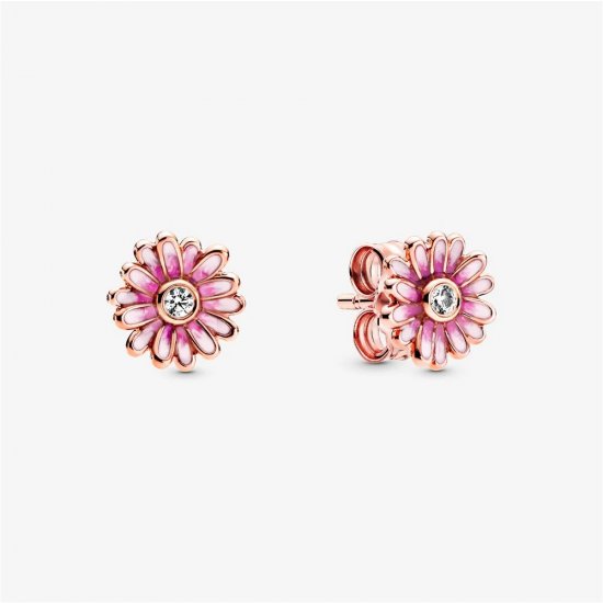 Brincos Petit Flor de Margarida Rosa Pandora Rose - 288773C01  Clique na imagem para fechar