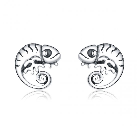 Brincos Petit Camaleão estilo Pandora - SCE949  Clique na imagem para fechar