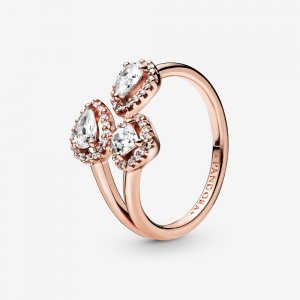 Anel Formas Geométricas Pandora Rose - 188494C01 Anel Formas Geométricas Pandora Rose - 188494C01