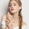 Conjunto de joias Dois tons Abelha estilo Pandora - SET006