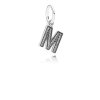 Pingente PANDORA de Prata Brilhante Letra M - 791325CZ Pingente PANDORA de Prata Brilhante Letra M - 791325CZ