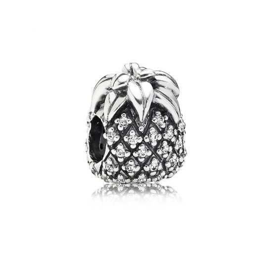Charm PANDORA de Prata Abacaxi Tropical - 791293CZ  Clique na imagem para fechar