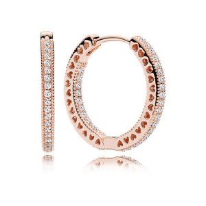 Brinco ROSETM Corações PANDORA Médio - 286318CZ