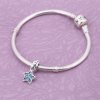Charm PANDORA de Prata Pendente Estrela de Pavê Azul - 791024CZB