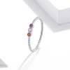 Anel Amor do arco-íris estilo Pandora - SCR722