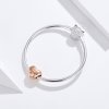 Charm Para todo o sempre estilo Pandora Rosa - SCC1223