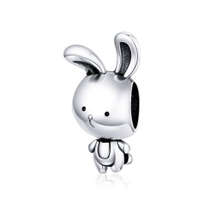Charm Coelhinho bonitinho estilo Pandora - SCC1517
