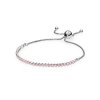 Bracelete PANDORA Cordão Brilhante Rosa - 590524PCZ