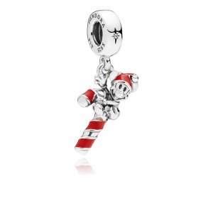 Pingente PANDORA Doce De Natal Do Mickey Papai Noel