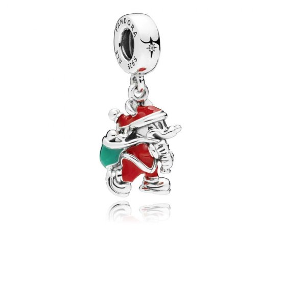 Conta PANDORA Disney Santa Mickey & Gift Bag - 797501ENMX  Clique na imagem para fechar