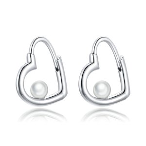 Brinco Argolas O Coração do Tesouro estilo Pandora - SCE939