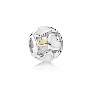 Charm berloques PANDORA Coração Iluminado - 791879MOP Charm berloques PANDORA Coração Iluminado - 791879MOP