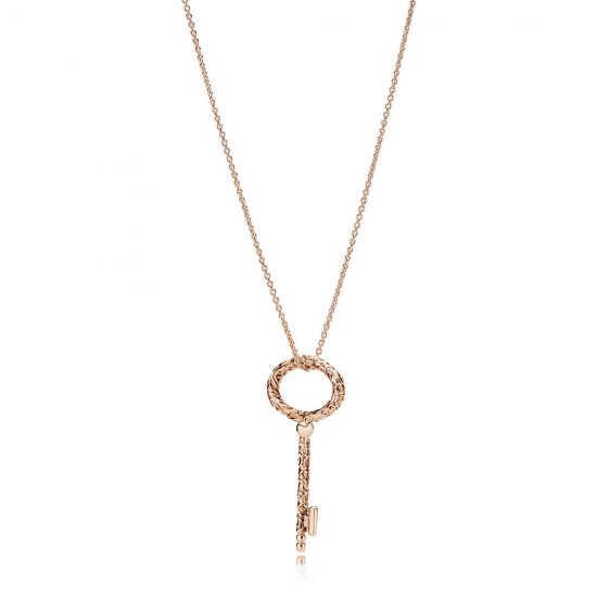 Colar PANDORA Rose™ Chave da Realeza - 387676-90  Clique na imagem para fechar