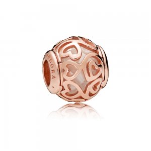 Charm PANDORA Rose Petit Facetado Corações - 787348CZ Charm PANDORA Rose Petit Facetado Corações - 787348CZ