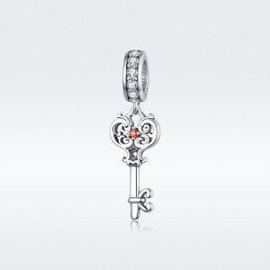 Charm Pendente Bloqueio cardíaco estilo Pandora - BSC092 Charm Pendente Bloqueio cardíaco estilo Pandora - BSC092