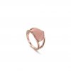 Anel Coração Rosa Espiral Pandora Rose™ - 189263C01