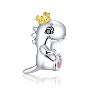 Charm Dinossauro pequeno estilo Pandora - SCC1674 Charm Dinossauro pequeno estilo Pandora - SCC1674