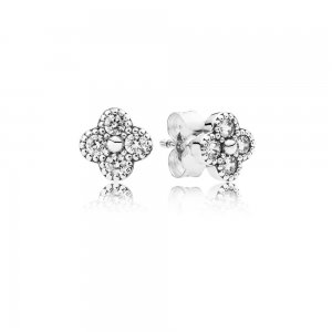 Brinco PANDORA Flores do Oriente Transparente - 290647CZ Brinco PANDORA Flores do Oriente Transparente - 290647CZ