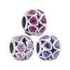 Charm PANDORA de Prata Vazado Corações Rosa - 791250CZS