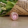 Charm PANDORA ROSETM Coração Radiante Rosa Blush - 781725NBP